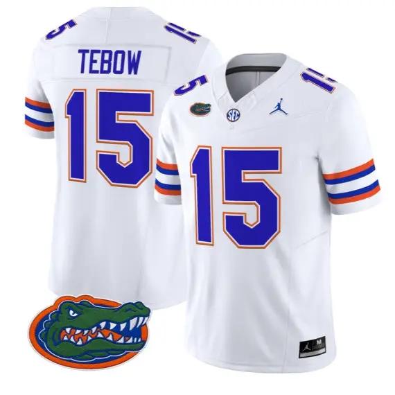 Tim Tebow #15 Florida Gators Jersey 2026 Vapor Limited Stitched by My Store NCAA Football Jerseys
