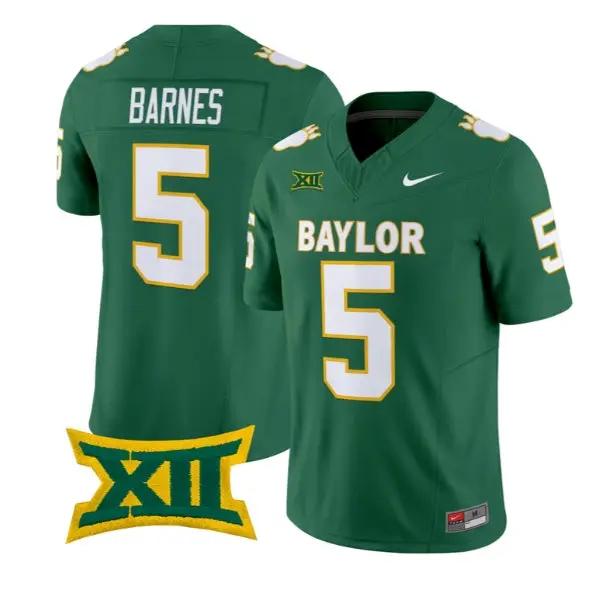 Travion Barnes Jersey #5 Baylor Bears Throwback 2026 Vapor Limited All Stitched by My Store NCAA Football Jerseys