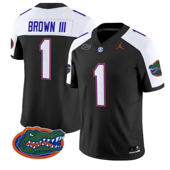 Vernell Brown III #1 Florida Gators Jersey 2026 Limited Stitched by My Store NCAA Football Jerseys