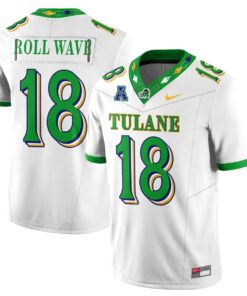 Tulane Green Wave 2026 City Football Vapor Jersey - Stitched by Tulane Green Wave