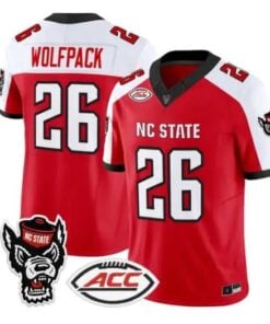 Wolfpack Jersey #26 NC State Wolfpack 2026 Vapor Limited All Stitched by My Store NCAA Football Jerseys