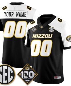 MIZZ 100th Anniversary of Memorial Stadium Vapor Custom Jersey - Stitched by Missouri Tigers