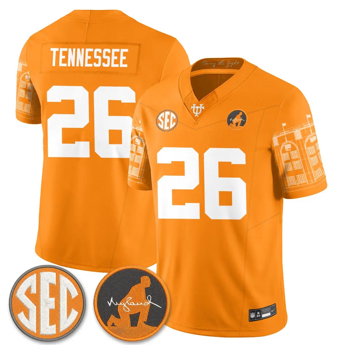 Tennessee Volunteers Built from Legacy Jersey - Stitched 21 TENN Built from Legacy Jersey - Stitched by Tennessee Volunteers