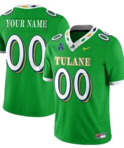 Tulane Green Wave 2026 City Football Vapor Custom Jersey - Stitched by Tulane Green Wave