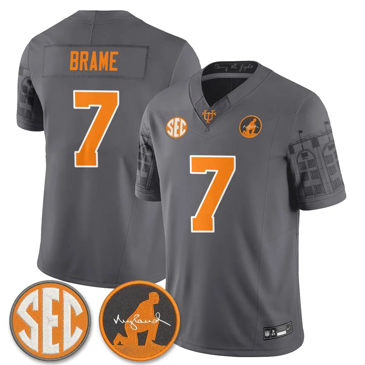 Tennessee Volunteers Built from Legacy Jersey - Stitched 8 TENN Built from Legacy Jersey - Stitched by Tennessee Volunteers