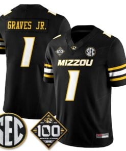 MIZZ 100th Anniversary of Memorial Stadium Vapor Jersey - Stitched by Missouri Tigers