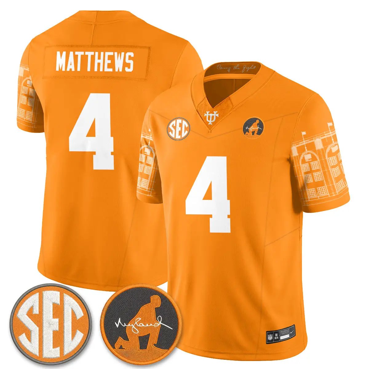 Tennessee Volunteers Built from Legacy Jersey - Stitched 14 TENN Built from Legacy Jersey - Stitched by Tennessee Volunteers