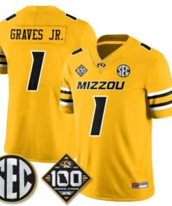 MIZZ 100th Anniversary of Memorial Stadium Vapor Jersey - Stitched by Missouri Tigers