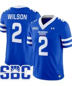 Albert Wilson Jersey #2 Georgia State Panthers 2026 All Stitched by My Store NCAA Football Jerseys