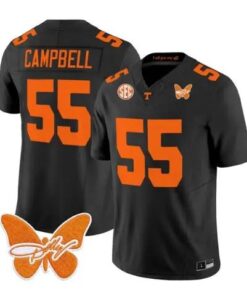 Amare Campbell Jersey #55 Tennessee Volunteers 2026 Stitched by My Store NCAA Football Jerseys