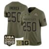 America Jersey #250 Ohio State Buckeyes 2026 Salute to Service Stitched Olive 5 America Jersey #250 Ohio State Buckeyes 2026 Salute to Service Stitched Olive by My Store NCAA Football Jerseys
