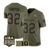 Anthony Thompson Jersey #32 Indiana Hoosiers 2026 Vapor Limited Stitched Olive 5 Anthony Thompson Jersey #32 Indiana Hoosiers 2026 Vapor Limited Stitched Olive by My Store NCAA Football Jerseys
