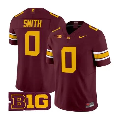 Anthony Smith Jersey #0 Minnesota Golden Gophers 2026 Stitched by My Store NCAA Football Jerseys