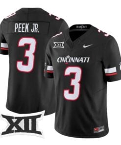 Antwan Peek Jr Jersey #3 Cincinnati Bearcats 2026 Vapor Limited Stitched by My Store NCAA Football Jerseys