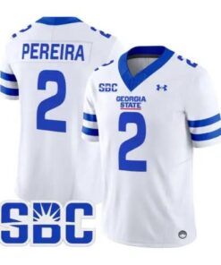 Ayden Pereira Jersey #2 Georgia State Panthers 2026 All Stitched by My Store NCAA Football Jerseys