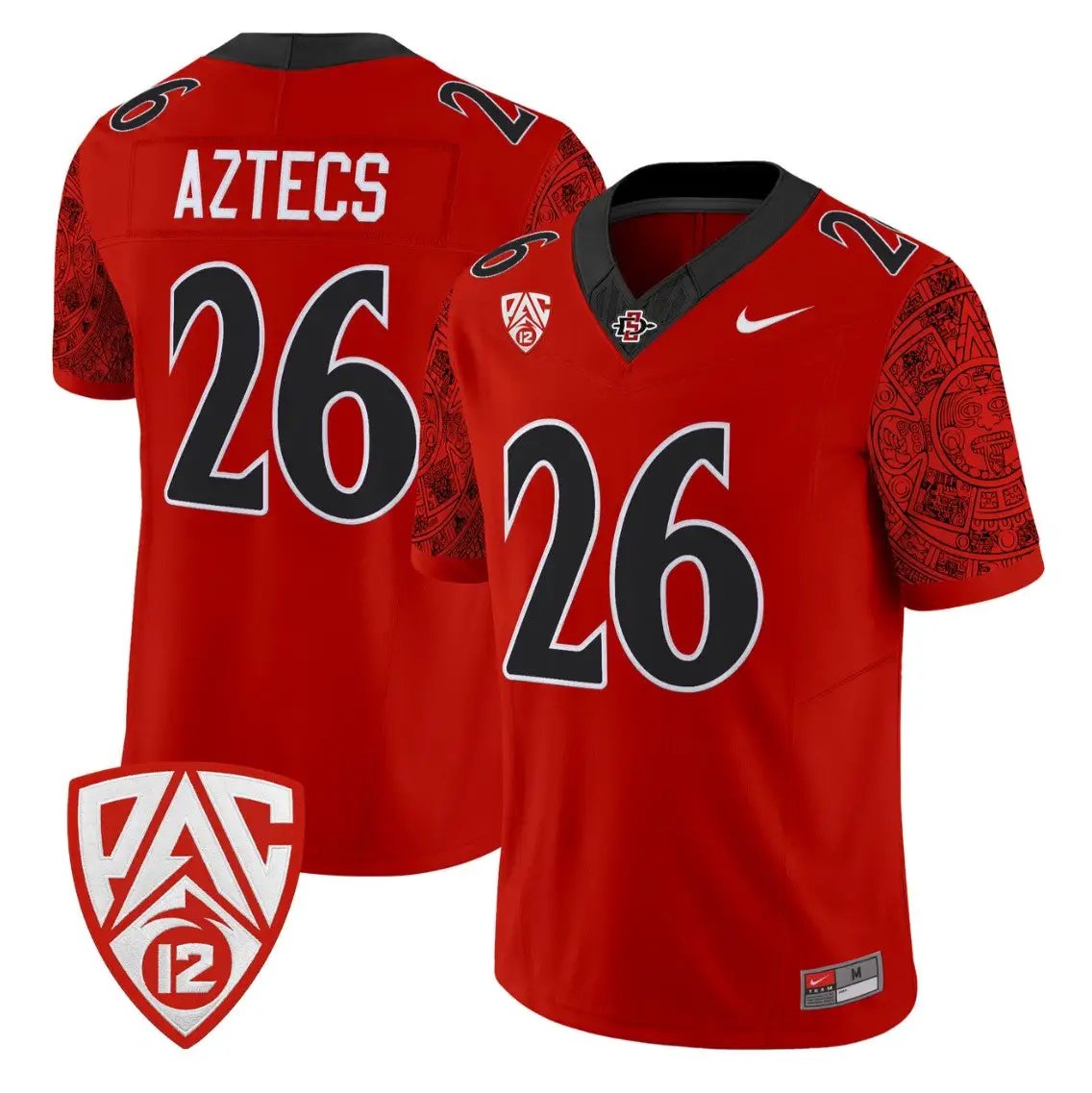Aztecs Jersey #26 San Diego State Aztecs 2026 Vapor Stitched by My Store NCAA Football Jerseys