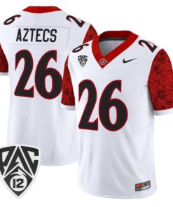 Aztecs Jersey #26 San Diego State Aztecs 2026 Vapor Stitched by My Store NCAA Football Jerseys