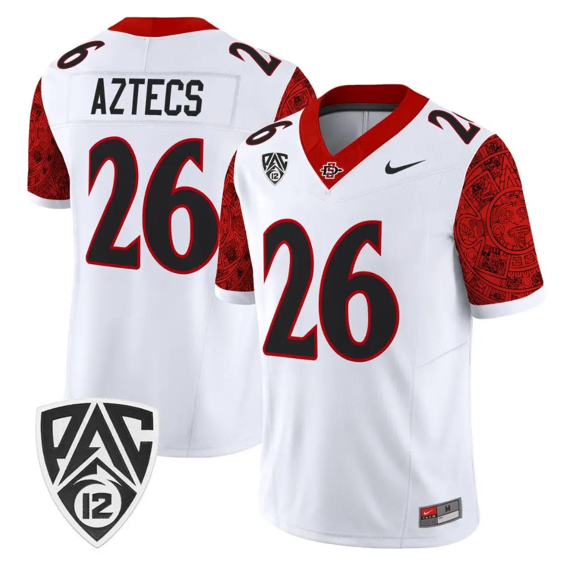 Aztecs Jersey #26 San Diego State Aztecs 2026 Vapor Stitched by My Store NCAA Football Jerseys