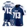 Bayou City Jersey #713 Rice Owls 2026 Vapor Limited All Stitched by My Store NCAA Football Jerseys