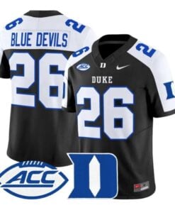 Blue Devils Jersey #26 Duke Blue Devils 2026 Vapor Limited Stitched by My Store NCAA Football Jerseys