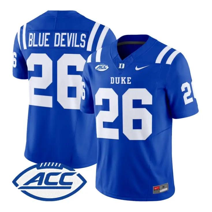 Blue_Devils_Jersey_26_Duke_Blue_Devils_2026_Vapor_Limited_Stitched_Royal - Robert Henrys Blue Devils Jersey #26 Duke Blue Devils 2026 Vapor Limited Stitched by My Store NCAA Football Jerseys