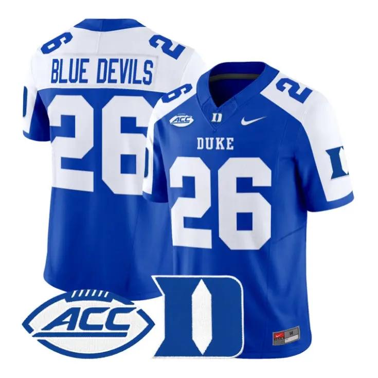 Blue_Devils_Jersey_26_Duke_Blue_Devils_2026_Vapor_Limited_Stitched_Royal_Alter - Robert Henrys Blue Devils Jersey #26 Duke Blue Devils 2026 Vapor Limited Stitched by My Store NCAA Football Jerseys