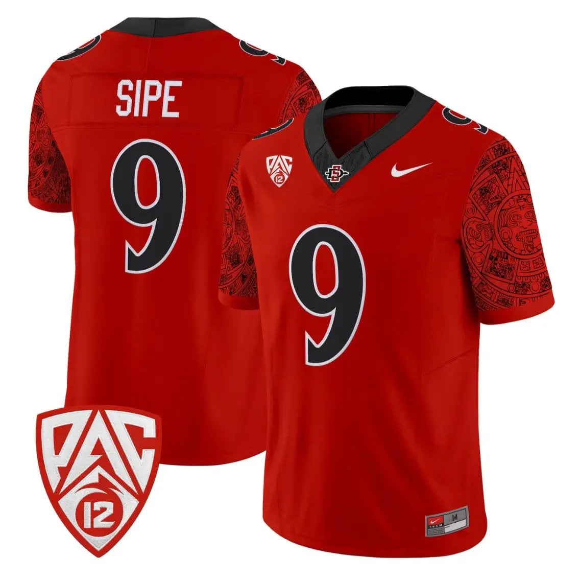 Brian Sipe Jersey #9 San Diego State Aztecs 2026 Vapor Stitched by My Store NCAA Football Jerseys