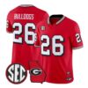 Bulldogs Jersey #26 Georgia Bulldogs 1995 Throwback 2026 Vapor Limited Stitched by My Store NCAA Football Jerseys