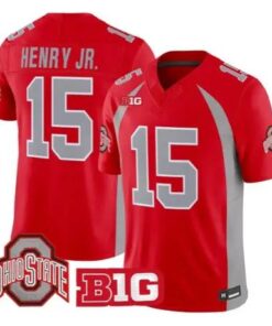 Chris Henry Jr Jersey #15 Ohio State Buckeyes 2026 Vapor All Stitched by My Store NCAA Football Jerseys