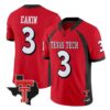 Coy_Eakin_Jersey_3_Texas_Tech_Red_Raiders_2026_Texas_Patch_All_Stitched_Red - Robert Henrys Coy Eakin Jersey #3 Texas Tech Red Raiders 2026 Texas Patch All Stitched by My Store NCAA Football Jerseys