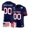 Custom Air Force Falcons Jersey 2026 Freedom 250 Limited All Stitched by My Store NCAA Football Jerseys
