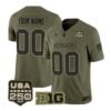 Custom Indiana Hoosiers Jersey 2026 Salute to Service Vapor All Stitched Olive 4 Custom Indiana Hoosiers Jersey 2026 Salute to Service Vapor All Stitched Olive by My Store NCAA Football Jerseys