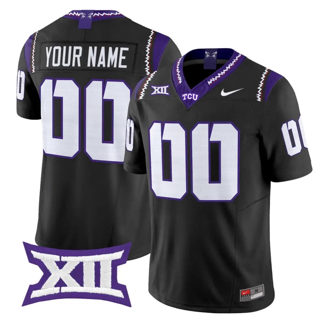 Custom TCU Horned Frogs Jersey Name, Number 2026 Vapor Limited Football Stitched by My Store NCAA Football Jerseys