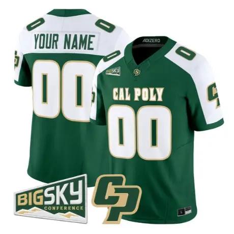 Custom Cal Poly Mustangs Jersey Name, Number 2026 Vapor Stitched by My Store NCAA Football Jerseys