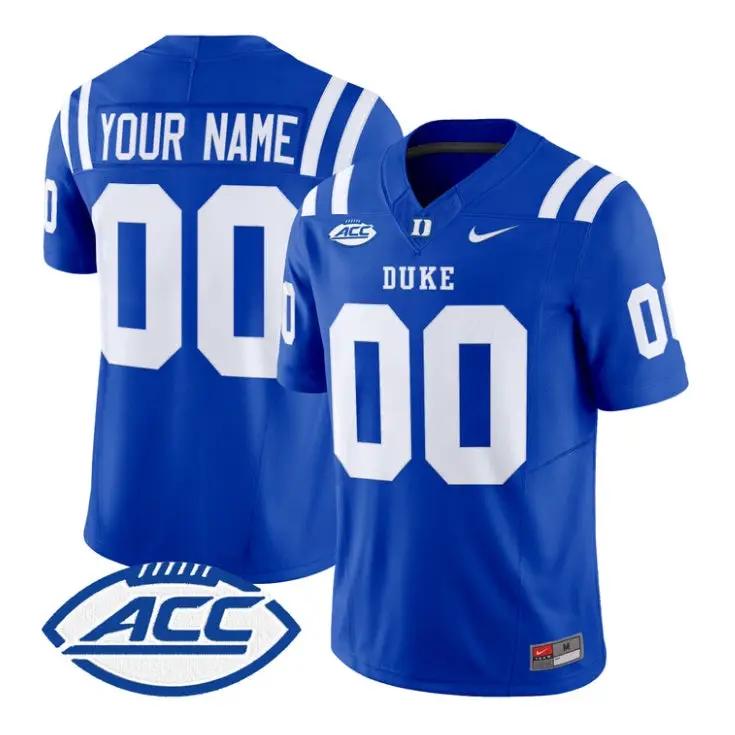 Custom_Duke_Blue_Devils_Jersey_Name_Number_2026_Vapor_All_Stitched_Royal - Robert Henrys Custom Duke Blue Devils Jersey Name, Number 2026 Vapor All Stitched by My Store NCAA Football Jerseys