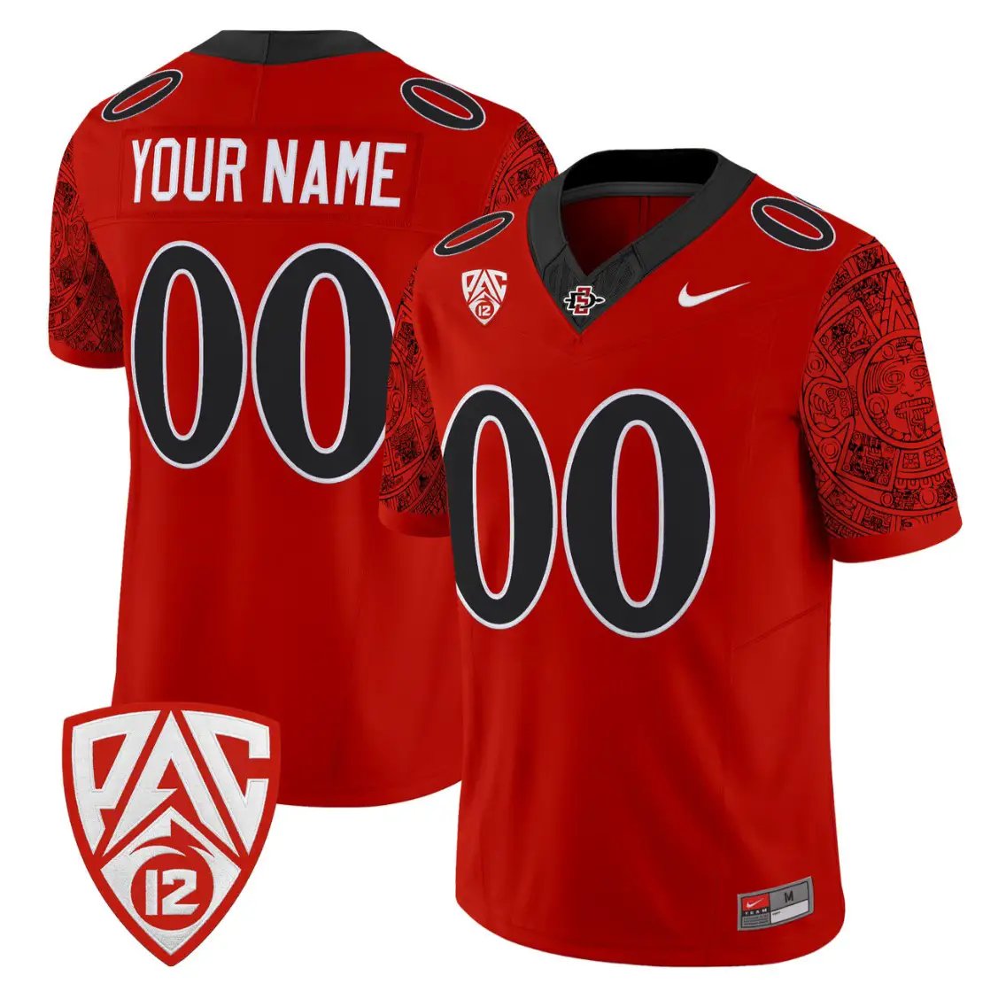 Custom San Diego State Aztecs Jersey Name, Number 2026 Vapor Stitched by My Store NCAA Football Jerseys