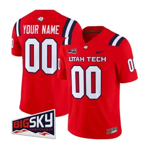 Custom Utah Tech Trailblazers Jersey Name, Number 2026 Stitched by My Store NCAA Football Jerseys
