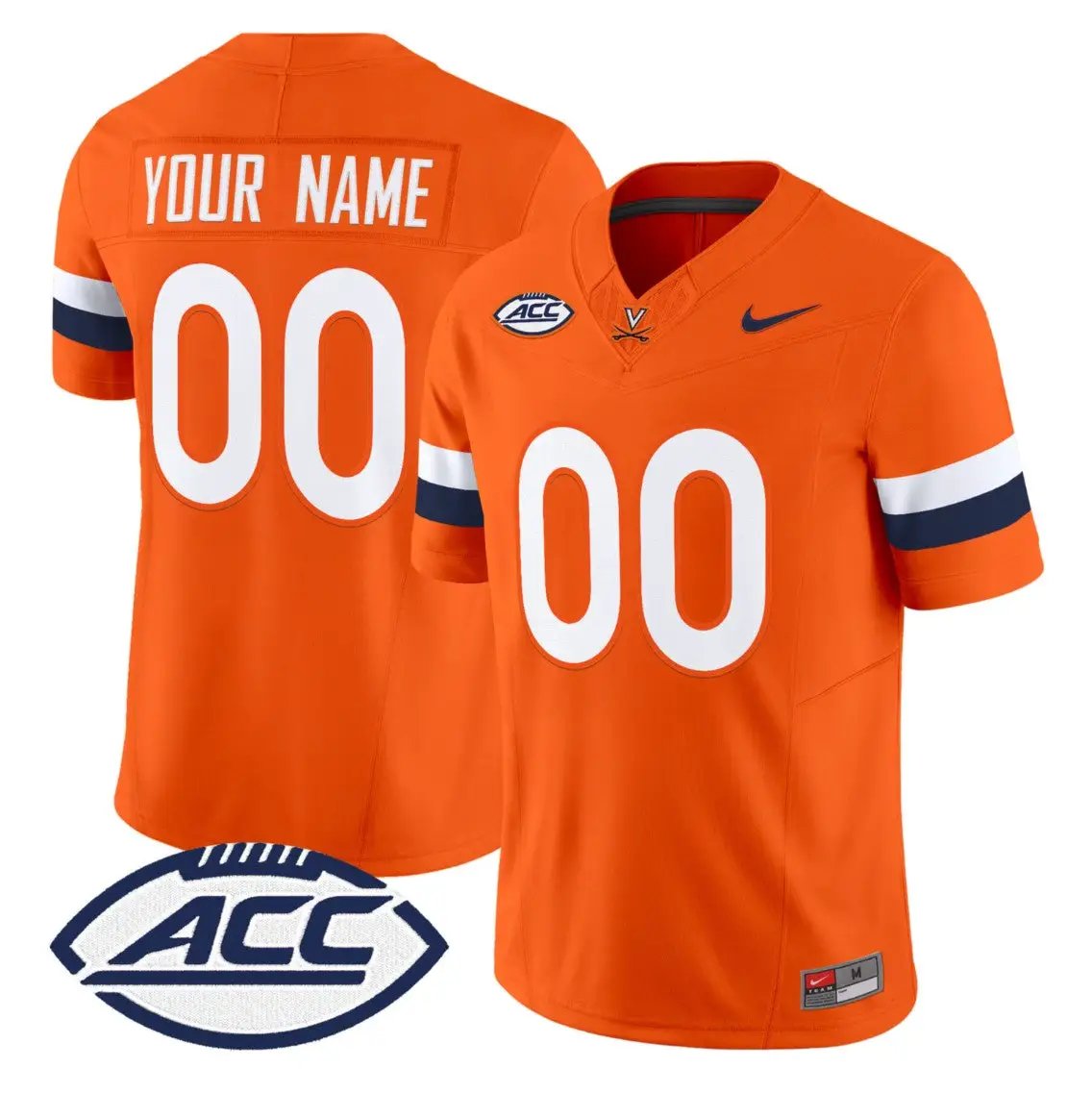 Custom Virginia Cavaliers Jersey Name, Number 2026 Vapor Limited Stitched by My Store NCAA Football Jerseys