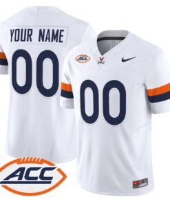 Custom Virginia Cavaliers Jersey Name, Number 2026 Vapor Limited Stitched by My Store NCAA Football Jerseys