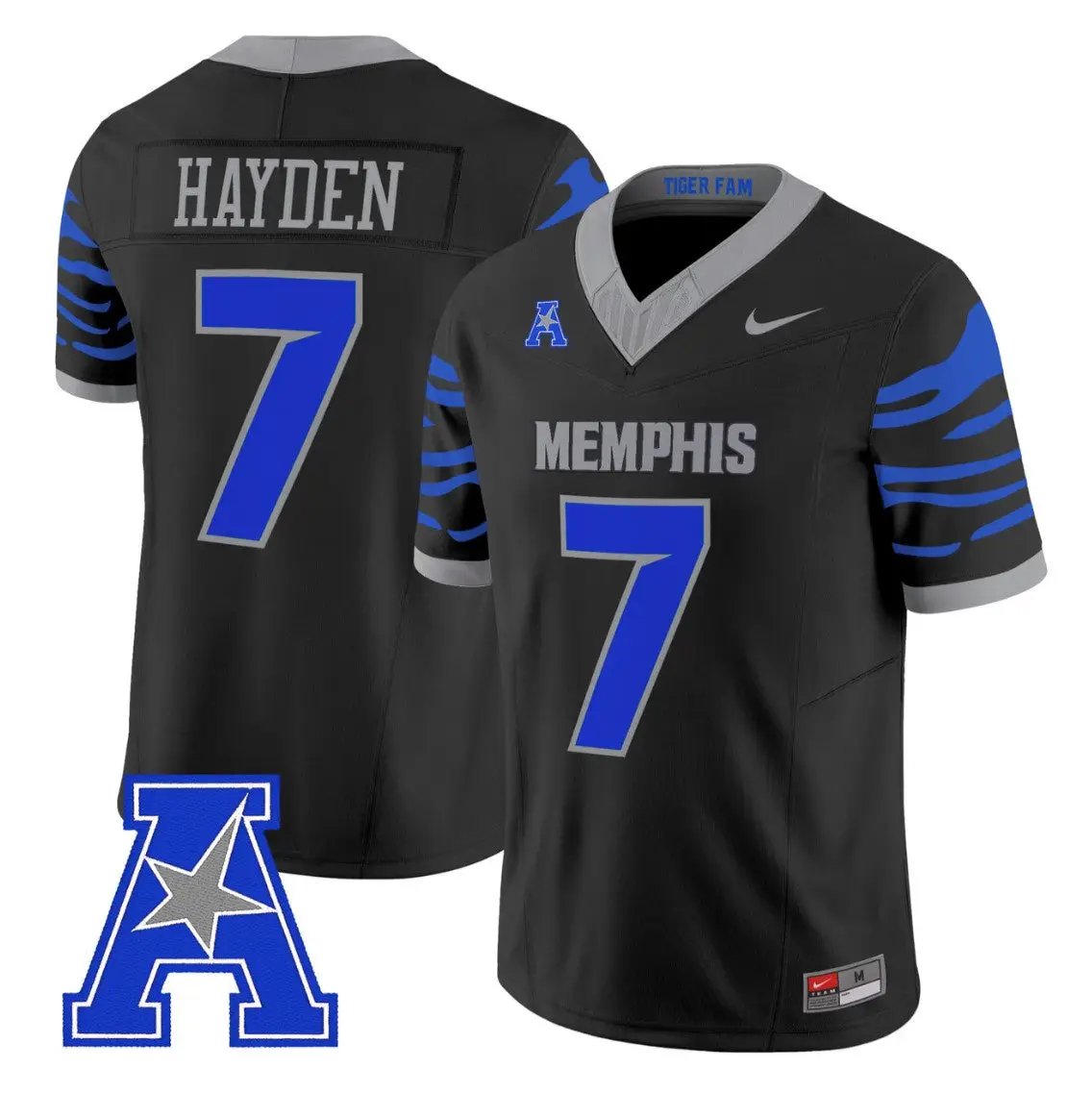 Dallan Hayden Jersey #7 Memphis Tigers 2026 Vapor Limited All Stitched by My Store NCAA Football Jerseys