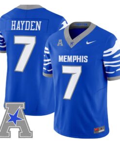 Dallan Hayden Jersey #7 Memphis Tigers 2026 Vapor Limited All Stitched by My Store NCAA Football Jerseys
