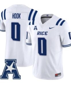 Daveon Hook Jersey #0 Rice Owls 2026 Vapor Limited All Stitched 6 Daveon Hook Jersey #0 Rice Owls 2026 Vapor Limited All Stitched by My Store NCAA Football Jerseys