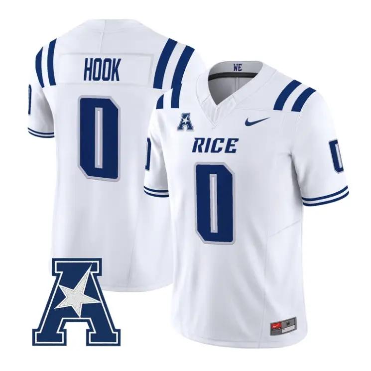 Daveon Hook Jersey #0 Rice Owls 2026 Vapor Limited All Stitched 3 Daveon Hook Jersey #0 Rice Owls 2026 Vapor Limited All Stitched by My Store NCAA Football Jerseys