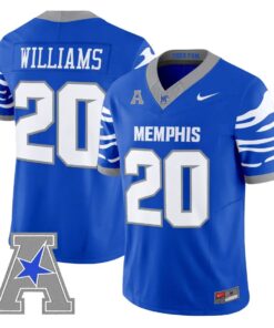 DeAngelo Williams Jersey #20 Memphis Tigers 2026 Vapor Limited Stitched by My Store NCAA Football Jerseys