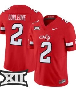 Dontay Corleone Jersey #2 Cincinnati Bearcats 2026 Vapor Limited Stitched by My Store NCAA Football Jerseys