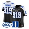 Durham_Jersey_919_Duke_Blue_Devils_2026_Vapor_Limited_All_Stitched_Black_Alter - Robert Henrys Durham Jersey #919 Duke Blue Devils 2026 Vapor Limited All Stitched by My Store NCAA Football Jerseys