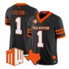 EJ Colson Jersey #1 UTEP Miners 2026 Going Dark in the Sun City Vapor Stitched by My Store NCAA Football Jerseys
