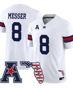 Easton Messer Jersey #8 Florida Atlantic Owls 2026 Florida Patch Stitched 6 Easton Messer Jersey #8 Florida Atlantic Owls 2026 Florida Patch Stitched by My Store NCAA Football Jerseys
