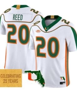 Ed Reed Jersey #20 Miami Hurricanes 2001 Throwback 2026 Limited Stitched by My Store NCAA Football Jerseys
