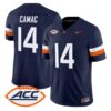 Fisher Camac Jersey #14 Virginia Cavaliers 2026 Vapor Limited Stitched by My Store NCAA Football Jerseys